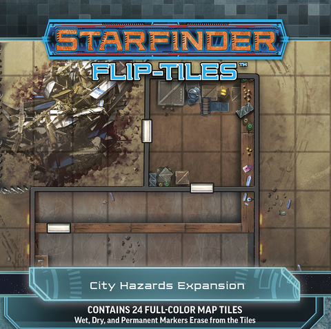 Starfinder RPG: Flip-Tiles - City Hazards Expansion - zum Schließ en ins Bild klicken