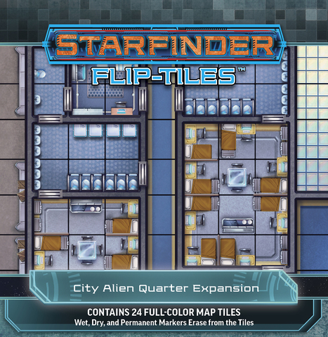 Starfinder RPG: Flip-Tiles - City Alien Quarter Expansion - zum Schließ en ins Bild klicken