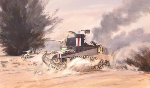 15mm WWII (British) Stuart I Honey Light Tank (5) - zum Schließ en ins Bild klicken