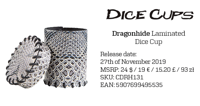 Dragonhide Laminated Dice Cup - zum Schließ en ins Bild klicken