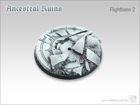 Ancestral Ruins Base | 60mm Flugbase 2 - zum Schließ en ins Bild klicken