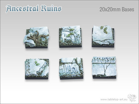 Ancestral Ruins Bases 20x20mm DEAL - zum Schließ en ins Bild klicken