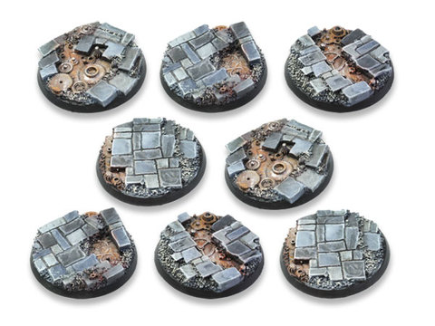 Ancient Machinery Bases - 40mm DEAL (8) - zum Schließ en ins Bild klicken