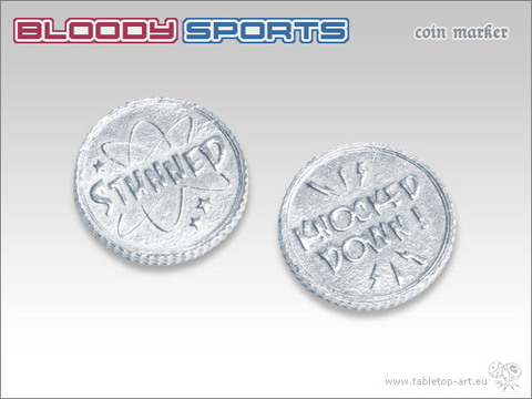 Bloody Sports Münzen Marker - zum Schließ en ins Bild klicken