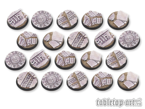 Ancestral Ruins Bases - 28.5mm DEAL (20) - zum Schließ en ins Bild klicken