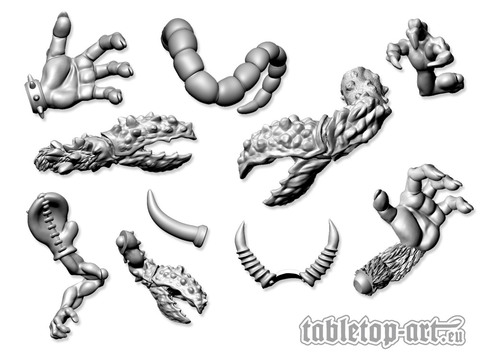 Goblin Mutationen Set - RESIN (10) - zum Schließ en ins Bild klicken