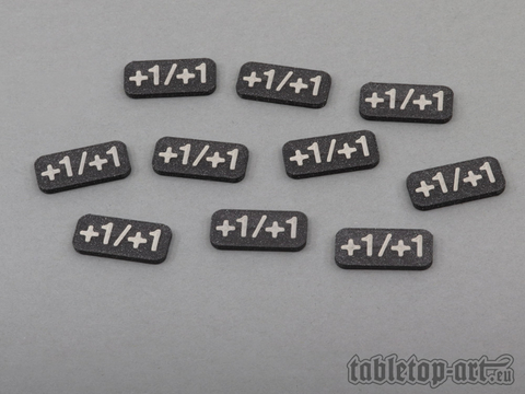 1/+1 Counter - Black Glitter (10) - zum Schließ en ins Bild klicken
