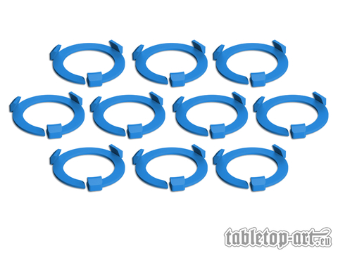 Squad Marker - 32mm Sky Blue (10) - zum Schließ en ins Bild klicken