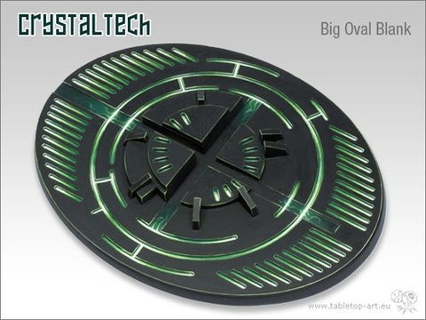 Crystal Tech Big Oval blank - zum Schließ en ins Bild klicken