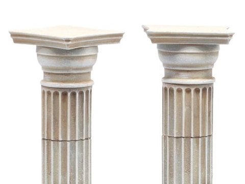 Dorische Säulen - Set 1 - zum Schließ en ins Bild klicken