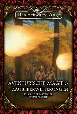 DSA5 Spielkartenset Aventurische Magie 3- Zaubererweiterung - zum Schließ en ins Bild klicken