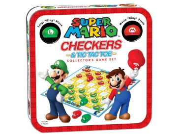 CHECKERS/TIC TAC TOE COMBO Super Mario - zum Schließ en ins Bild klicken