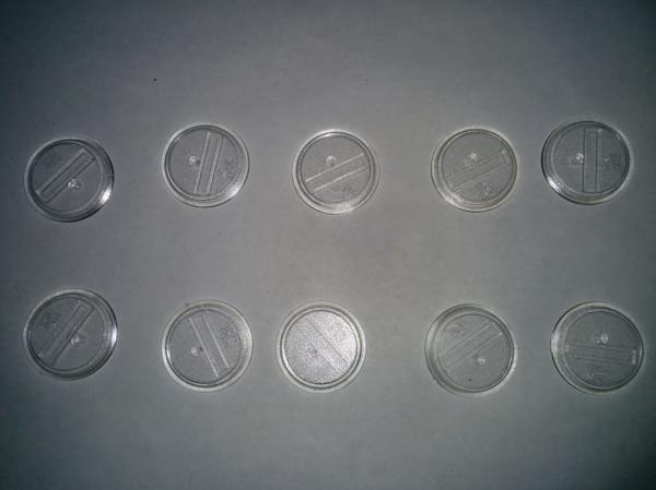 Bases Clear 30mm 10 Pack - zum Schließ en ins Bild klicken