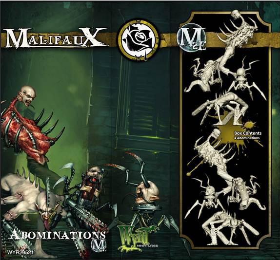 Malifaux The Outcasts Abominations 4 Pack - zum Schließ en ins Bild klicken