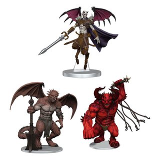 D&D Fantasy Minis Icons of the Realms Archdevils - Hutijin, Molo - zum Schließ en ins Bild klicken