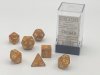 Glitter Polyhedral Gold/silver 7-Die Set