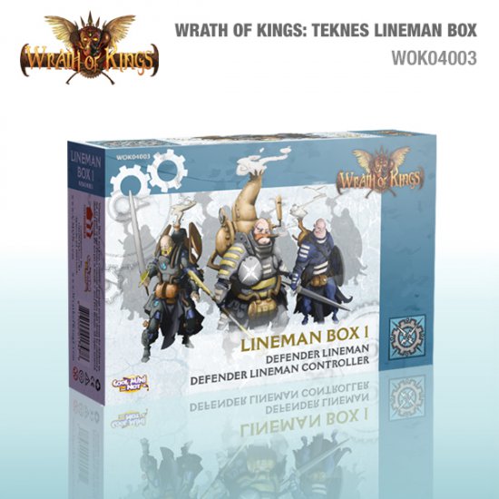Wrath of Kings Teknes Lineman Box - zum Schließ en ins Bild klicken
