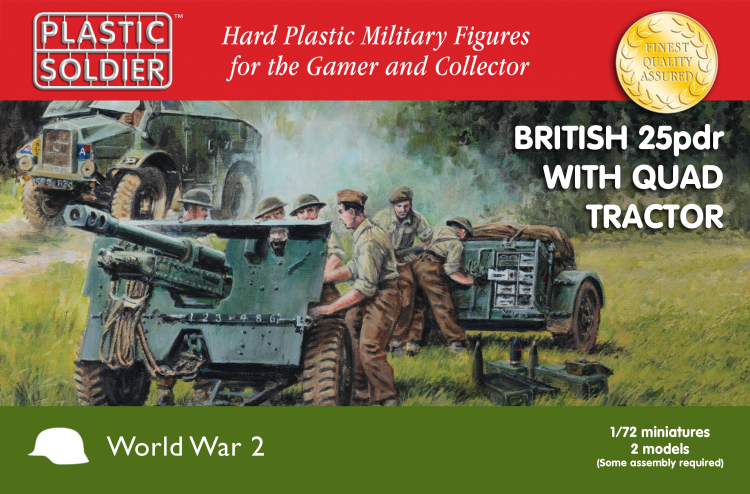 1/72nd British 25pdr and Morris Quad Tractor - zum Schließ en ins Bild klicken