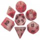Resin Dice 16mm Red White with Black Numbers Combo Attack Dice S