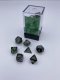 Gemini® Mini-Polyhedral Black-Grey/green 7-Die Set