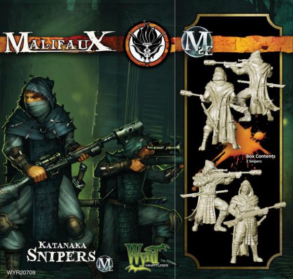 Malifaux Ten Thunders Katanaka Sniper 2 Pack - zum Schließ en ins Bild klicken