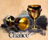 Player Token Gold Color Chalice In Metal Alloy