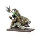 Kings of War Goblin King on Mawbeast