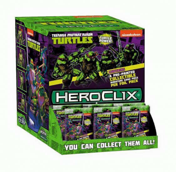 Teenage Mutant Ninja Turtles Gravity Feed TMNT HeroClix - zum Schließ en ins Bild klicken