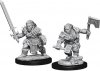 Pathfinder Deep Cuts Unpainted Miniatures W8 Female Dwarf Barbar