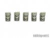 Facade Decoration - Mascaron Set 5 - Skulls with Crowns (5)