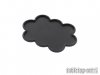 Movement Tray - Rounded Edge - 25mm 10s Cloud - Black