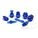 PolyHero Rogue 8 Dice Set Sapphire Scoundrel