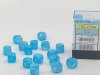 Luminary Sky/silver 12mm d6 Dice Block (36)