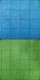 Megamat® 1” Reversible Blue-Green Squares (34?” x 48” Pla