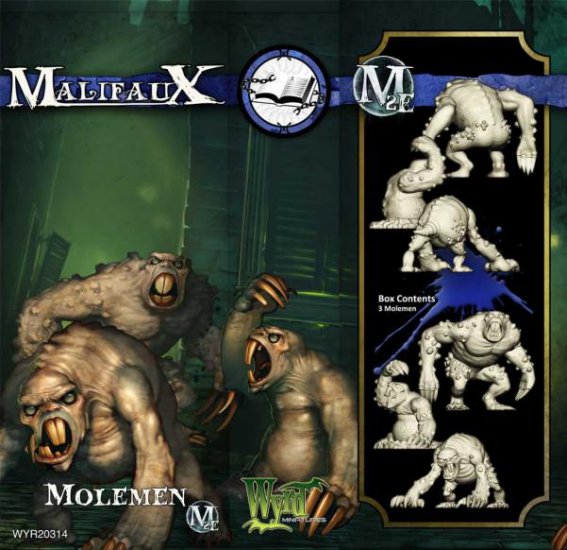 Malifaux The Arcanists Moleman 3 Pack - zum Schließ en ins Bild klicken