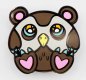 Baby Monster Pin Owl Bear