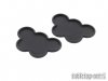 Movement Tray - Rounded Edge - 25mm 5s Cloud - Black (2)