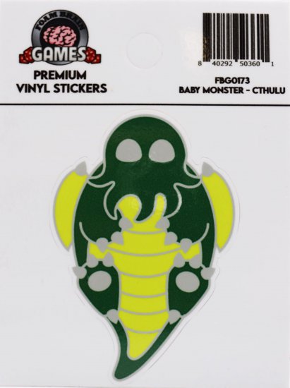 Baby Cthulhu Sticker (MOQ2) - zum Schließ en ins Bild klicken