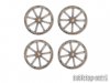 Cart Wheels - Set 3 (4)