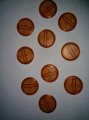 Bases Brown 30mm 10 Pack