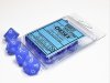 Frosted™ Blue/white Set of Ten d10s