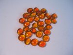 Crystal Orange Gaming Stones (40+ stones per tube) (MOQ2)