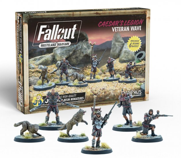 Fallout Wasteland Warfare Caesars Legion Veteran Wave - zum Schließ en ins Bild klicken