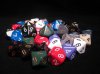 Bag of 50™ Assorted Loose Opaque Polyhedral d10 Dice