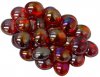 Crystal Red Iridized Gaming Stones (40+) (MOQ2)