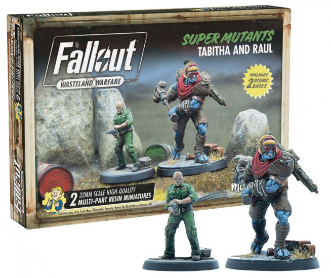 Fallout: Wasteland Warfare - Super Mutants Tabitha and Raul - zum Schließ en ins Bild klicken