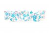 16mm Resin Polyhedral Dice Set Clear Confetti