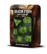 Dragon Storm Silicone Dice Set Green Dragon Scales