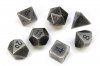 Metal Polyhedral Dark Metal 7-Die Set