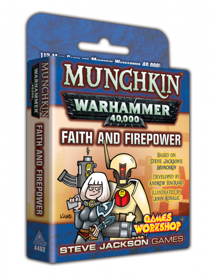 Munchkin: Munchkin Warhammer 40k - Faith and Firepower Expansion - zum Schließ en ins Bild klicken